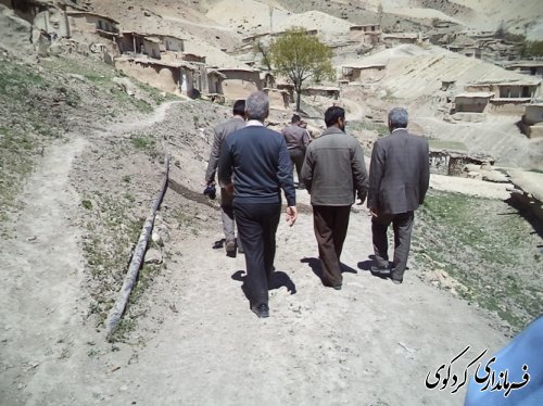 بازدید فرماندار و مدیرکل کمیته امداد از حاجی آباد کوهپایه