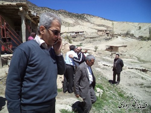 بازدید فرماندار و مدیرکل کمیته امداد از حاجی آباد کوهپایه