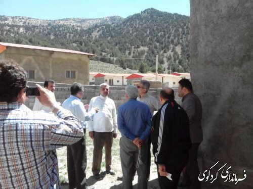 بازدید فرماندار و مدیرکل کمیته امداد از حاجی آباد کوهپایه