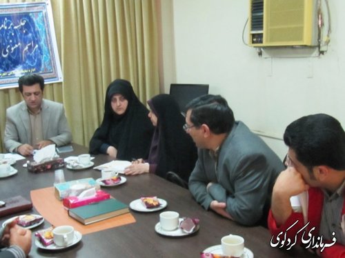 جلسه هماهنگی مراسم معنوی اعتکاف در فرمانداری کردکوی برگزار شد