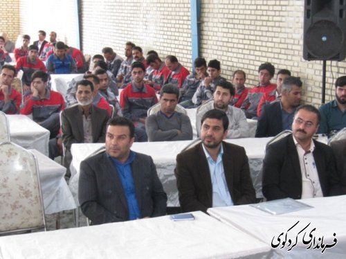 فرماندار کردکوی: تقویت فرهنگ ملی کار ،تولید و مصرف، لازمه توسعه اقتصادی و اشتغال است