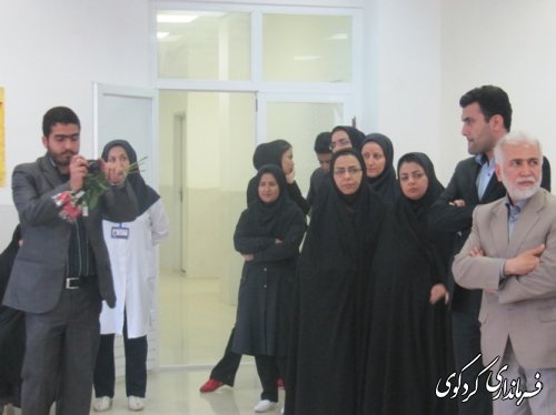 فرماندار کردکوی از بخش تالاسمی و بیماران دیابتی بیمارستان شهر کردکوی بازدید کرد