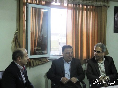 نشست صمیمی معاونت سیاسی و امنیتی استاندار گلستان با کارکنان فرمانداری