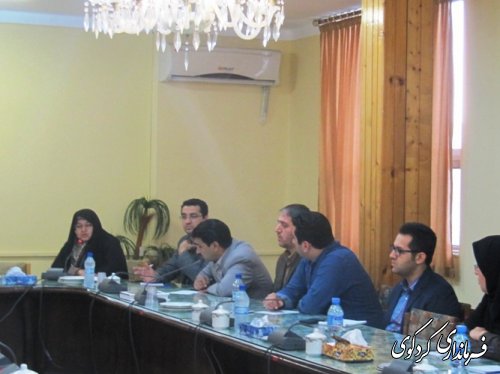 نشست صمیمی معاونت سیاسی و امنیتی استاندار گلستان با کارکنان فرمانداری