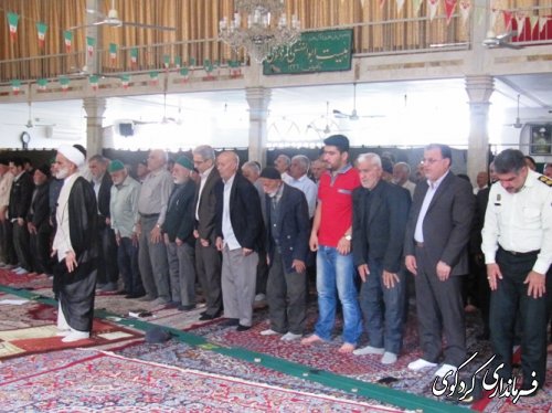 دیدار طهماسبی معاون سیاسی امنیتی استانداری گلستان با امام جمعه کردکوی و چند تن از خانواده های شاهد