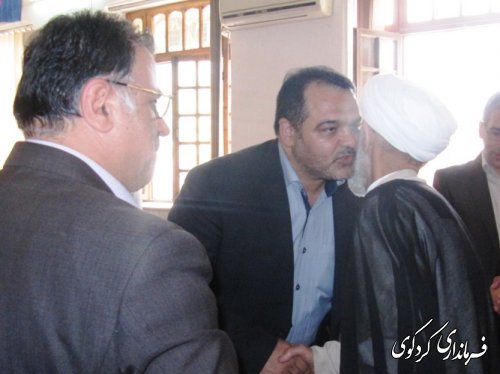 دیدار طهماسبی معاون سیاسی امنیتی استانداری گلستان با امام جمعه کردکوی و چند تن از خانواده های شاهد