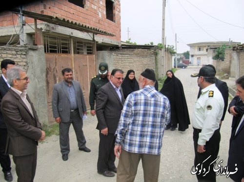 دیدار طهماسبی معاون سیاسی امنیتی استانداری گلستان با امام جمعه کردکوی و چند تن از خانواده های شاهد