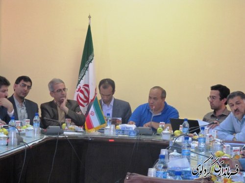با حضور کارشناسان کشوری و استانی طرح جامع پیشنهادی شهر کردکوی مورد بررسی قرار گرفت