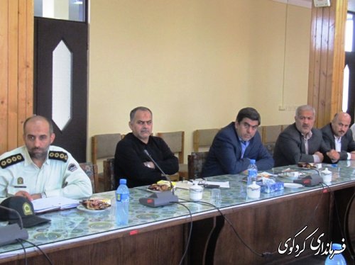 جلسه هماهنگی مراسمات سوم خرداد، سالگرد ارتحال امام( ره)و15خرداد در فرمانداری برگزارشد