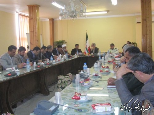 دومین جلسه شورای هماهنگی مبارزه با مواد مخدر شهرستان برگزار شد