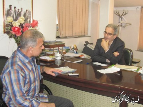 دیدارچهره به چهره  فرماندار کردکوی با شهروندان
