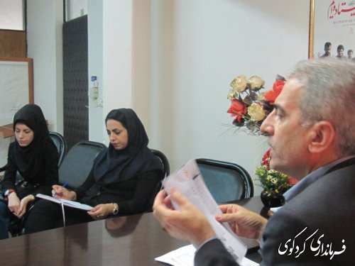 دیدار خبرنگار ان خبرگزاری مهر استان با فرماندار کردکوی