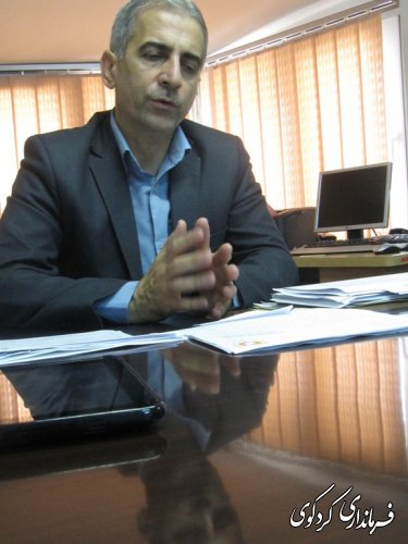 دیدار خبرنگار ان خبرگزاری مهر استان با فرماندار کردکوی