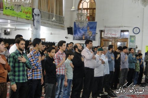 برگزاری مراسم گرامیداشت ارتحال ملکوتی حضرت امام (ره) در مسجد جامع شهر کردکوی