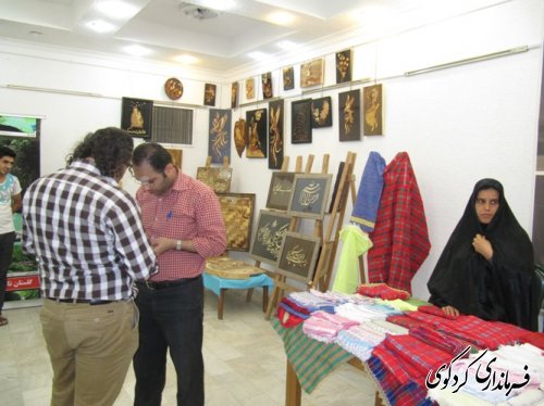 افتتاح نمايشگاه صنايع دستي به مناسبت روز جهاني صنايع دستي