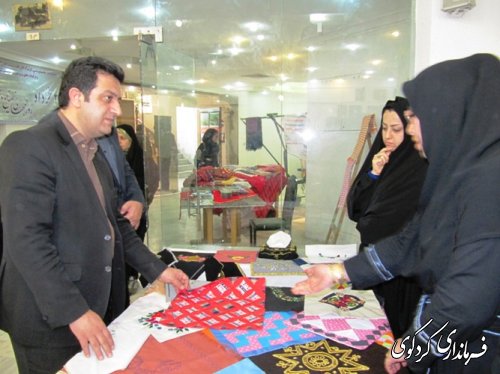 افتتاح نمايشگاه صنايع دستي به مناسبت روز جهاني صنايع دستي