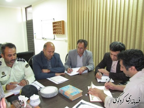 دومین جلسه مبارزه با قاچاق کالا و ارز شهرستان تشکیل شد
