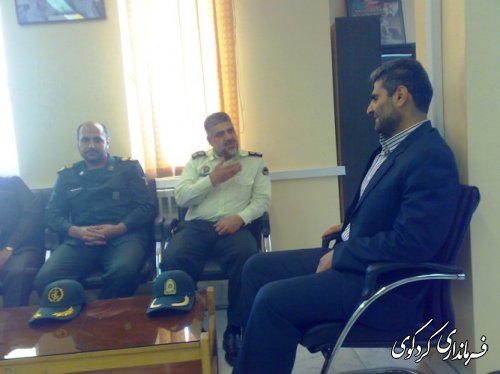 دیدار فرماندار با رئیس دادگستری و دادستان کردکوی