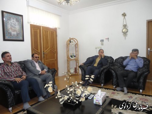 دیدار فرماندار با ملی پوش شهر کردکوی