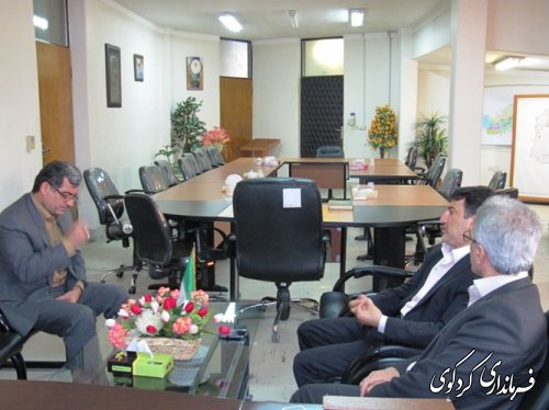 نشست مشترک دکتر نظری مهر، مجتبی جمالی و رستمی در خصوص ساماندهی تقاطع غیرهمسطح در سه راه یساقی شهرستان کردکوی