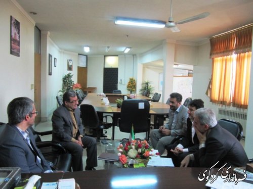 نشست مشترک دکتر نظری مهر، مجتبی جمالی و رستمی در خصوص ساماندهی تقاطع غیرهمسطح در سه راه یساقی شهرستان کردکوی
