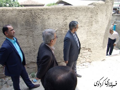  با زدیدمشترک فرماندار کردکوی و مدیرکل  آموزش فنی و حرفه ای از کارگاه آموزش صنایع دستی   