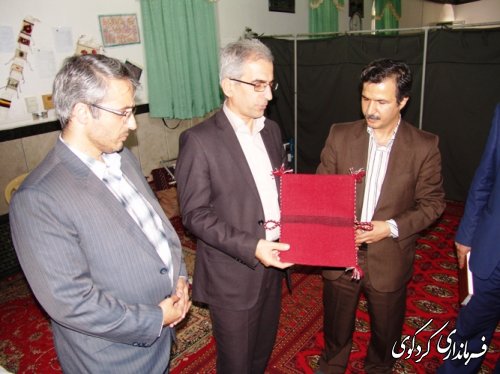  با زدیدمشترک فرماندار کردکوی و مدیرکل  آموزش فنی و حرفه ای از کارگاه آموزش صنایع دستی   