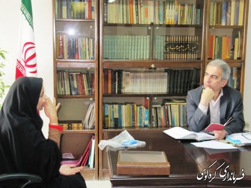 دیدار فرماندار کردکوی با مردم