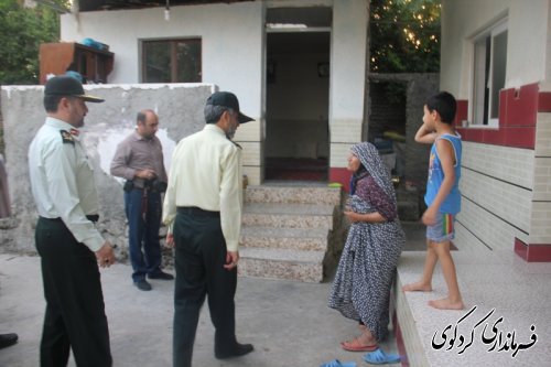 دیدار با خانواده شهید سیف الله کیاء با حضور فرماندار و سردار معیری و سردار میرفیضی