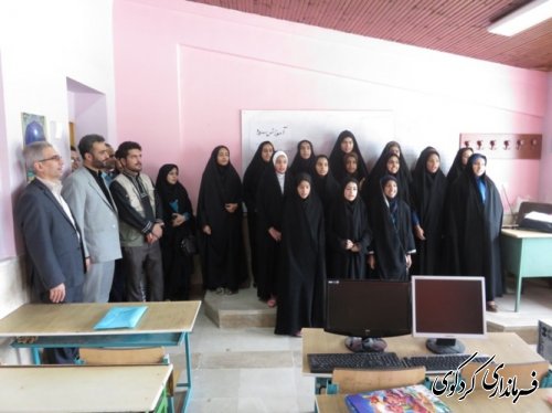 بازدید فرماندار کردکوی از کارگاههای آموزشی جهاد بسیج دانشجویی