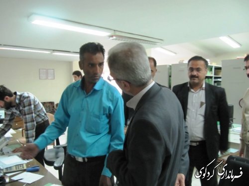 بازدید فرماندار و هیات همراه از تامین اجتماعی کردکوی