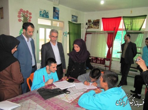 بازدید فرماندار از چند مرکز توانبخشی شهر کردکوی به مناسبت روز بهزیستی