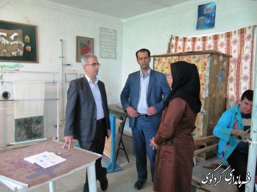 بازدید فرماندار از چند مرکز توانبخشی شهر کردکوی به مناسبت روز بهزیستی