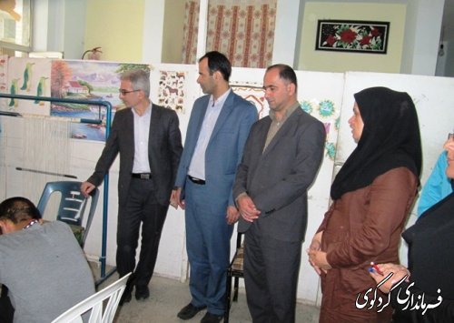بازدید فرماندار از چند مرکز توانبخشی شهر کردکوی به مناسبت روز بهزیستی