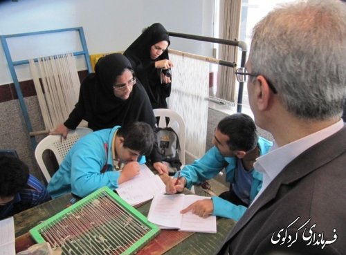 بازدید فرماندار از چند مرکز توانبخشی شهر کردکوی به مناسبت روز بهزیستی