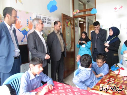 بازدید فرماندار از چند مرکز توانبخشی شهر کردکوی به مناسبت روز بهزیستی
