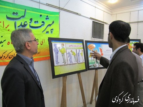 با حضور فرماندار نمایشگاه پیشگیری نوین اعتیاد در کردکوی افتتاح شد