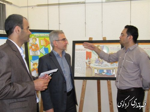 با حضور فرماندار نمایشگاه پیشگیری نوین اعتیاد در کردکوی افتتاح شد