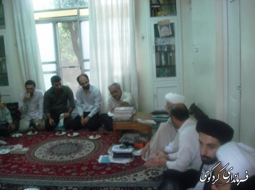 دیدار با امام جمعه و روحانیون شهرستان