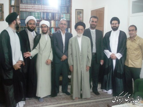 دیدار با امام جمعه و روحانیون شهرستان