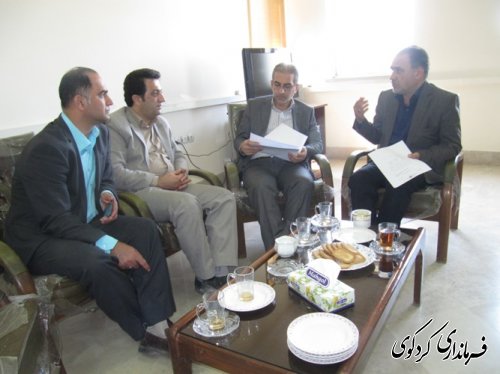 بازدید فرماندار کردکوی از اداره امور مالیاتی