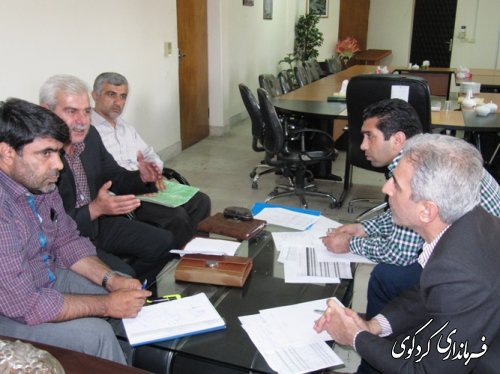 تشکیل نوبه ای کمیته برنامه ریزی  شهرستان کردکوی