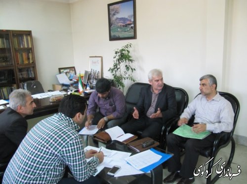 تشکیل نوبه ای کمیته برنامه ریزی  شهرستان کردکوی