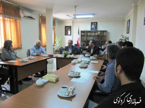 دیدار مربیان، پیشکسوتان و رئیس و اعضای هیات والیبال با فرماندار کردکوی