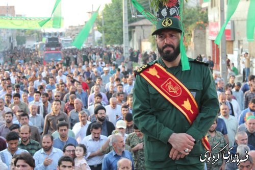 پیام قدردانی فرماندار کردکوی برای مراسم استقبال از شهدا