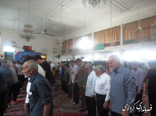 دیدار فرماندار بخشدار ،دهیاران و اعضای شورای اسلامی بخش مرکزی با امام جمعه