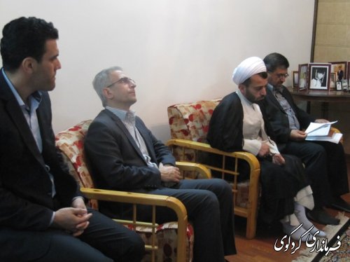 دیدار با خانواده های شهدا و ایثارگر شهرستان 