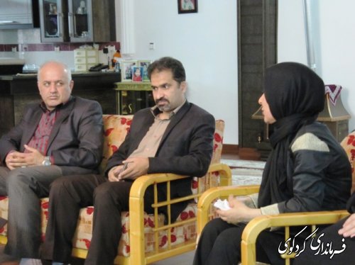دیدار با خانواده های شهدا و ایثارگر شهرستان 