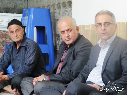 دیدار با خانواده های شهدا و ایثارگر شهرستان 