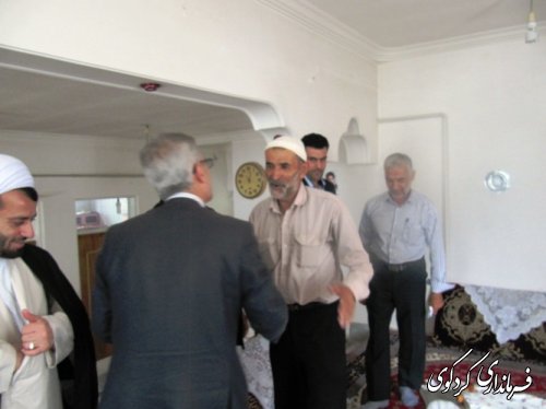 دیدار با خانواده های شهدا و ایثارگر شهرستان 